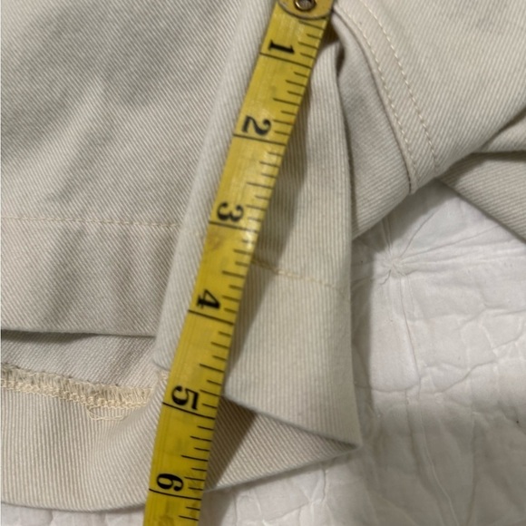 Lee Elastic Waist Shorts Off White Elastic Waist & stretch. size 16 - Picture 6 of 9